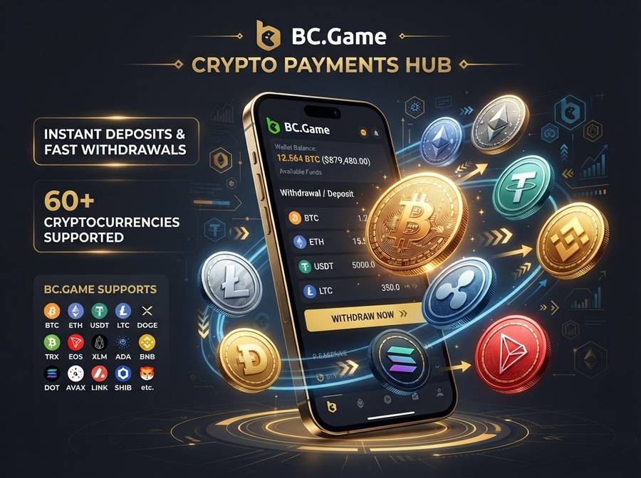 BC Game cryptocurrency payment methods Bitcoin Ethereum USDT
